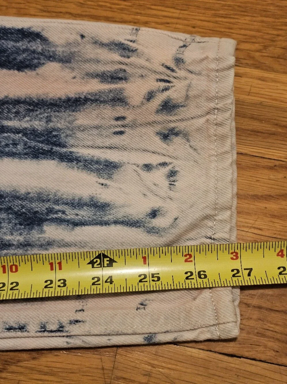 GAP Denim Tie Dye Cheeky Straight Leg Jeans Pink/Blue Women's Size 10 NWT